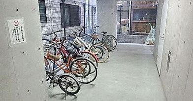 駐車場　駐輪場です