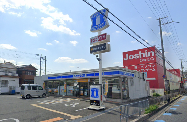 コンビニ　ローソン吹田新芦屋下店（コンビニ）まで185m