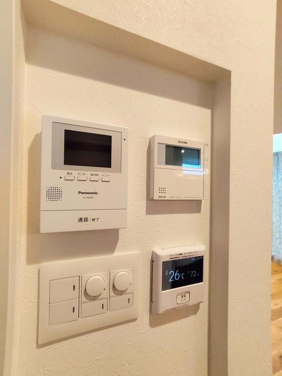 セキュリティ　TVモニターホンはなんと２階にも！！