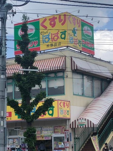 ドラックストア　どらっぐぱぱす 熊野前店（ドラッグストア）まで1924m