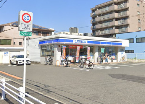 コンビニ　ローソン 中村則武本通店（コンビニ）まで90m