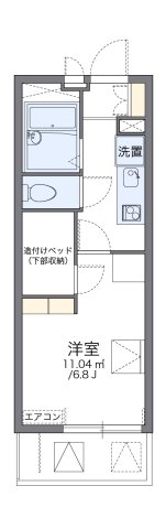 レオパレス東淡路WESTの間取り写真