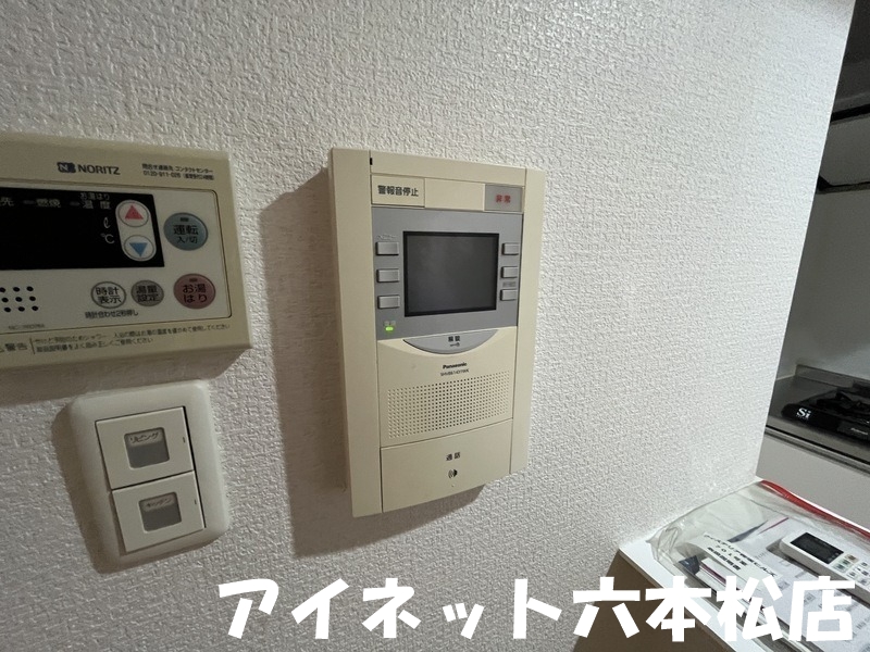 セキュリティ　モニタ付きで安心です。