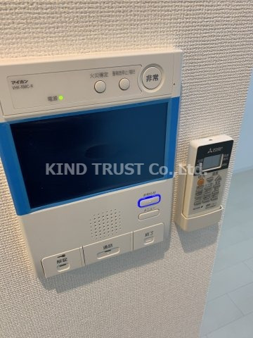 セキュリティ　モニター付きインターホンです