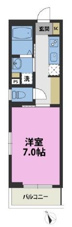 ベルヴィの間取り写真