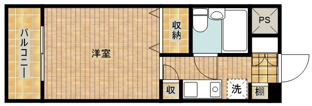 モナークマンション武蔵新城第2の間取り写真