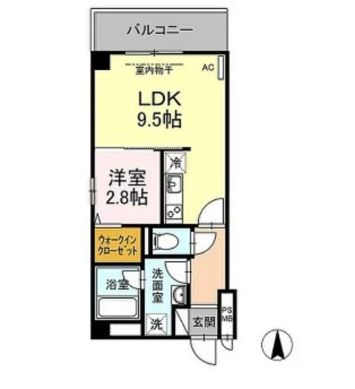 KDT博多駅南レジデンスの間取り写真