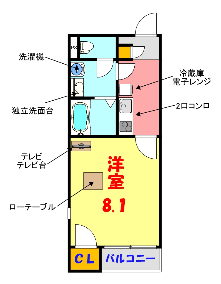 南海高野線 狭山駅 徒歩12分 2階建 築12年の間取り写真