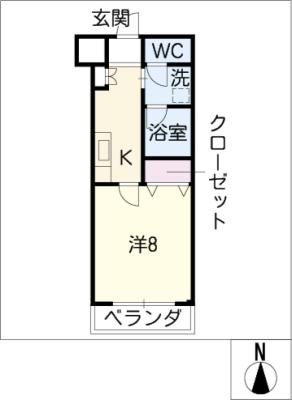 エジールみついけの間取り写真