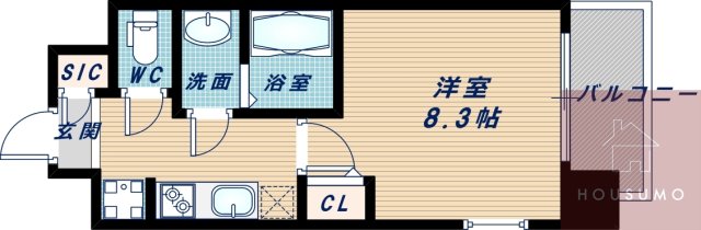 リッツ新大阪の間取り写真