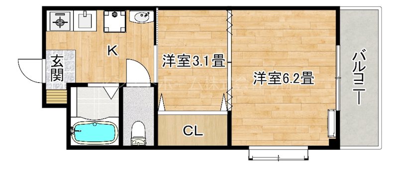 レジデンスプアクラの間取り写真