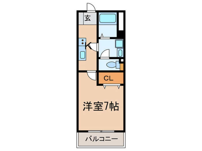 E-city京町の間取り写真