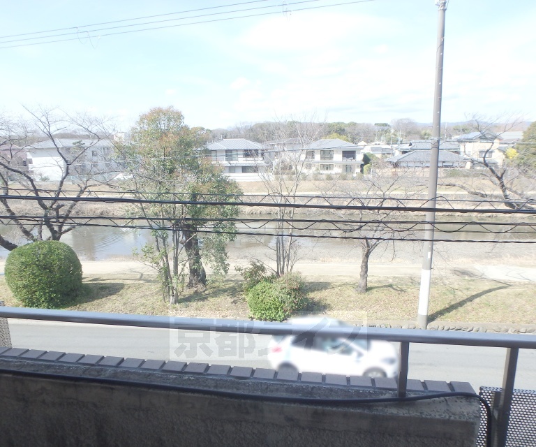 眺望　川があるため緑があります