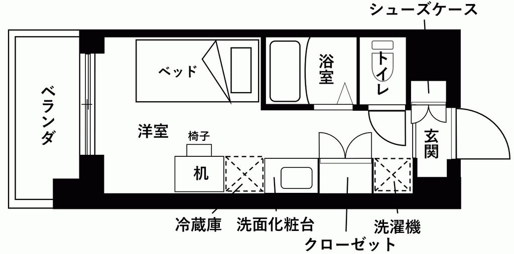 ウエリスアイビー世田谷仙川の間取り写真