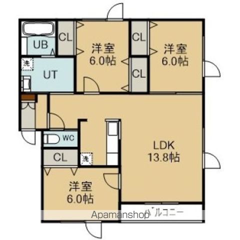 アプシノンIの間取り写真