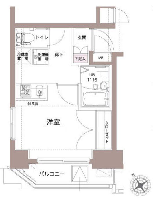 Verona戸越銀座の間取り写真