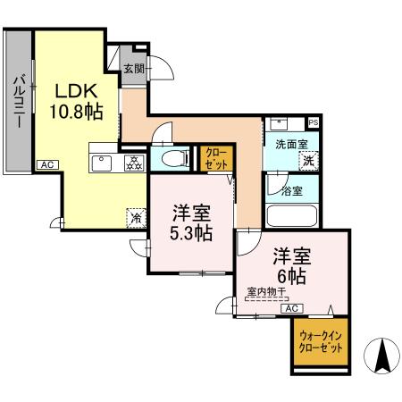 オアシス新綱島の間取り写真