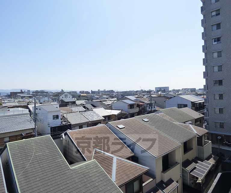 眺望　近辺に住宅があります。