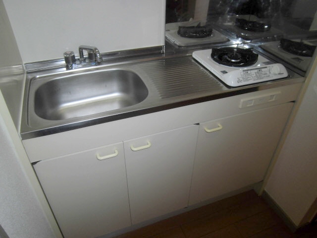 キッチン　１口ガスコンロ付き