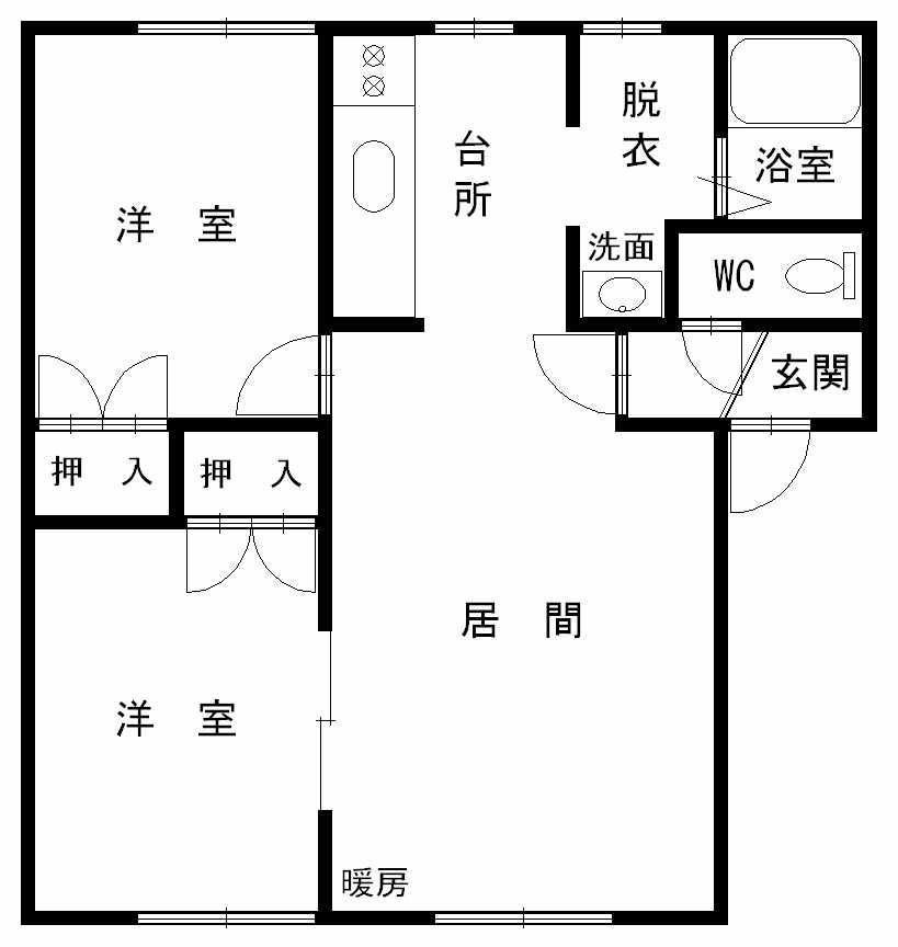 セレブ５・４の間取り