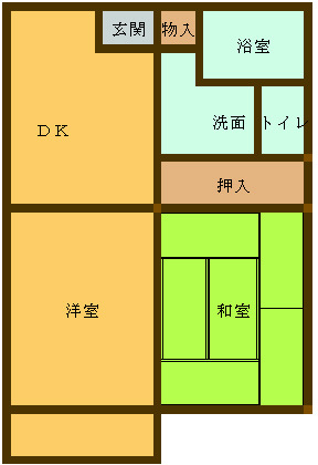 コンフオートYの間取り