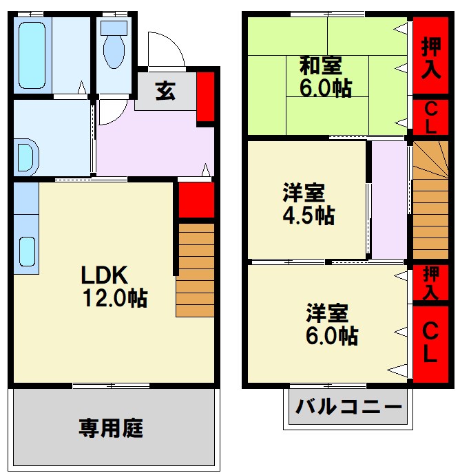 コーラルハイツの間取り