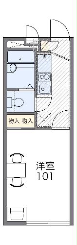 レオパレスメープルリーフの間取り