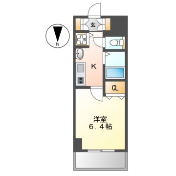 プレサンス上前津リラクシアの間取り