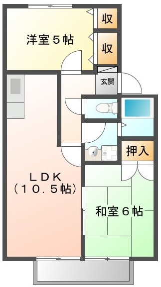 セジュールパルの間取り