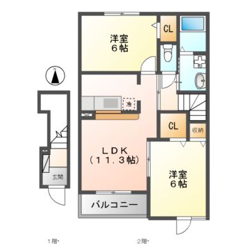 ロマネクスの間取り