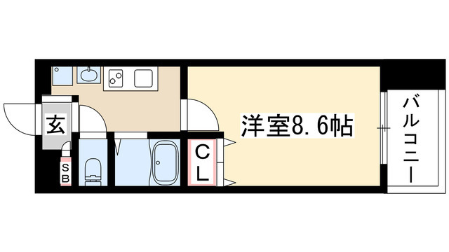 パルティール今池アネックスの間取り