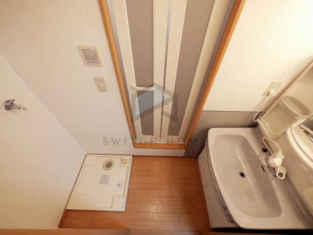 洗面設備　使いやすい洗面所です