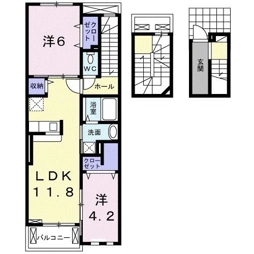 グレイス　ナラヤマの間取り