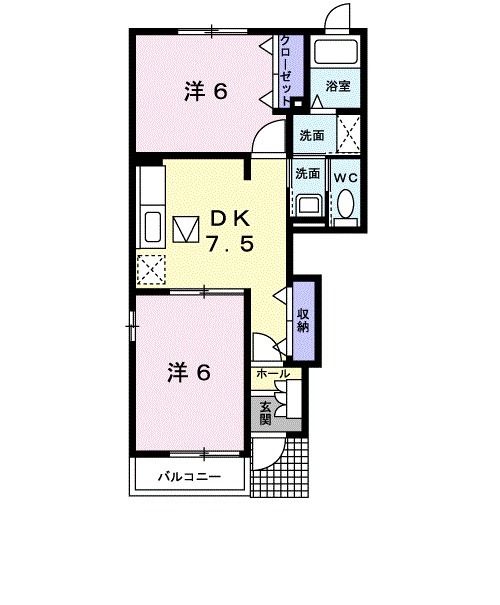 ガーデンハウス・加賀野の間取り