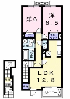 ルシュマンＣの間取り