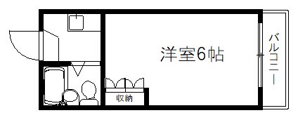 京都市上京区三芳町のマンションの間取り