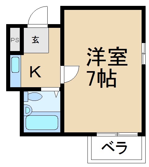 シティハイツ津田の間取り