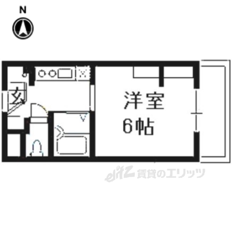 宇治市小倉町のマンションの間取り