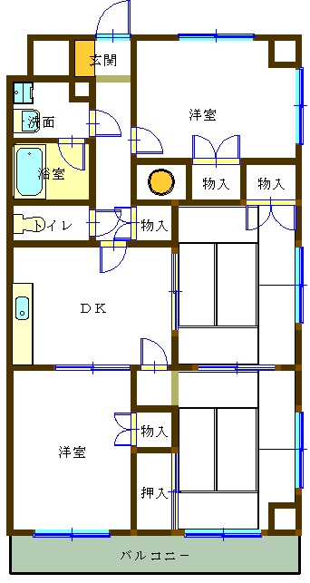 シャンボール桑名の間取り