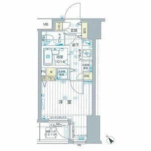 フォレシティ六本木の間取り