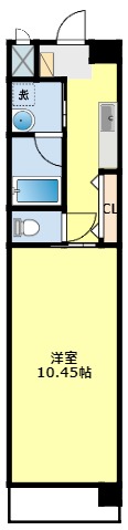 豊田市三軒町のマンションの間取り