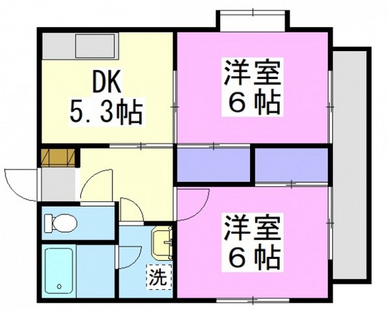 【第３宮本ビルの間取り】