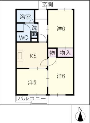 グリーンハイツ保ヶ山Ａ・Ｂの間取り