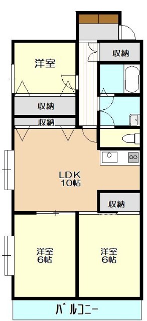 エステートピアIIの間取り