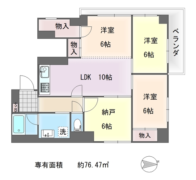 【U residence京都三条の間取り】