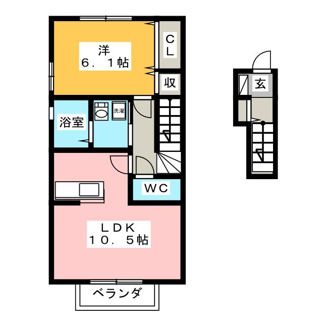 ノーブル　ネサンスの間取り