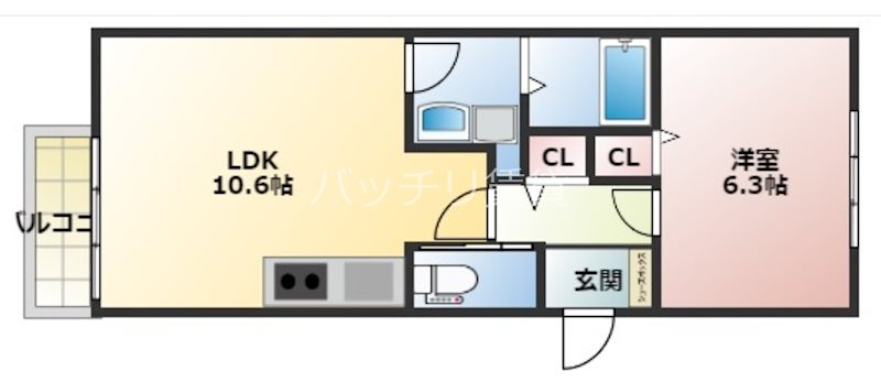 SunMark高宮南の間取り