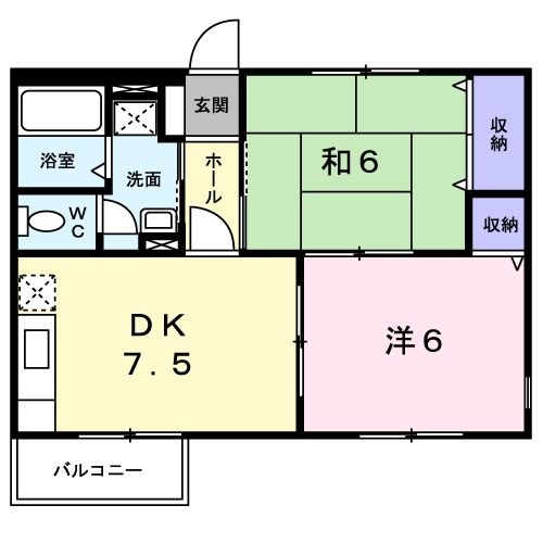 フラワ－コ－ポの間取り