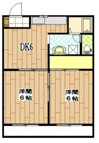 ハイツコスモスIIの間取り