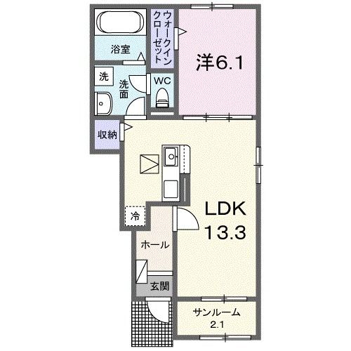 サンセットコースト壱番館の間取り